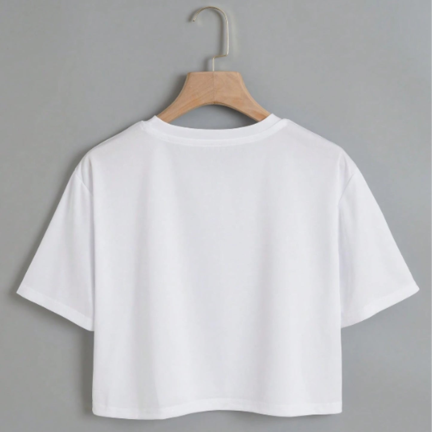 BASIC CROPPED T-SHIRT