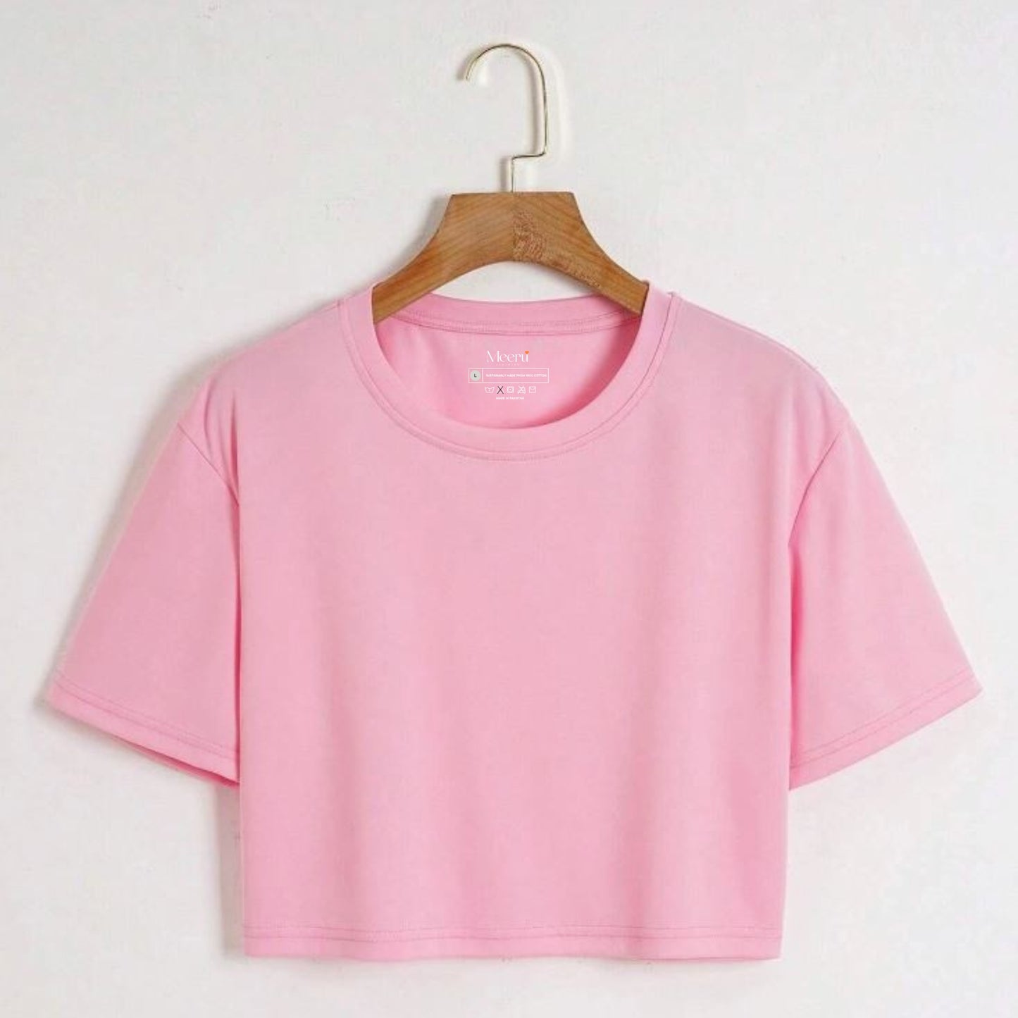 BASIC CROPPED TEE