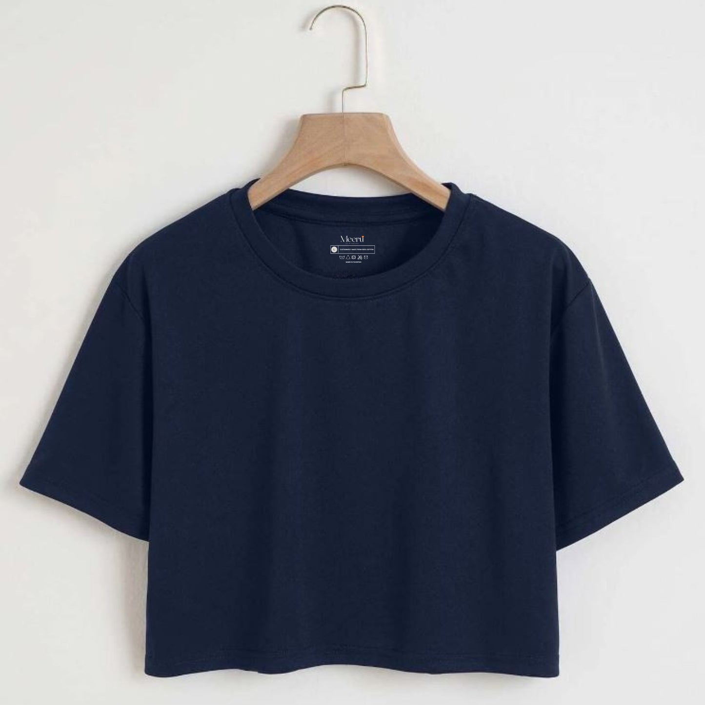 BASIC CROPPED T-SHIRT