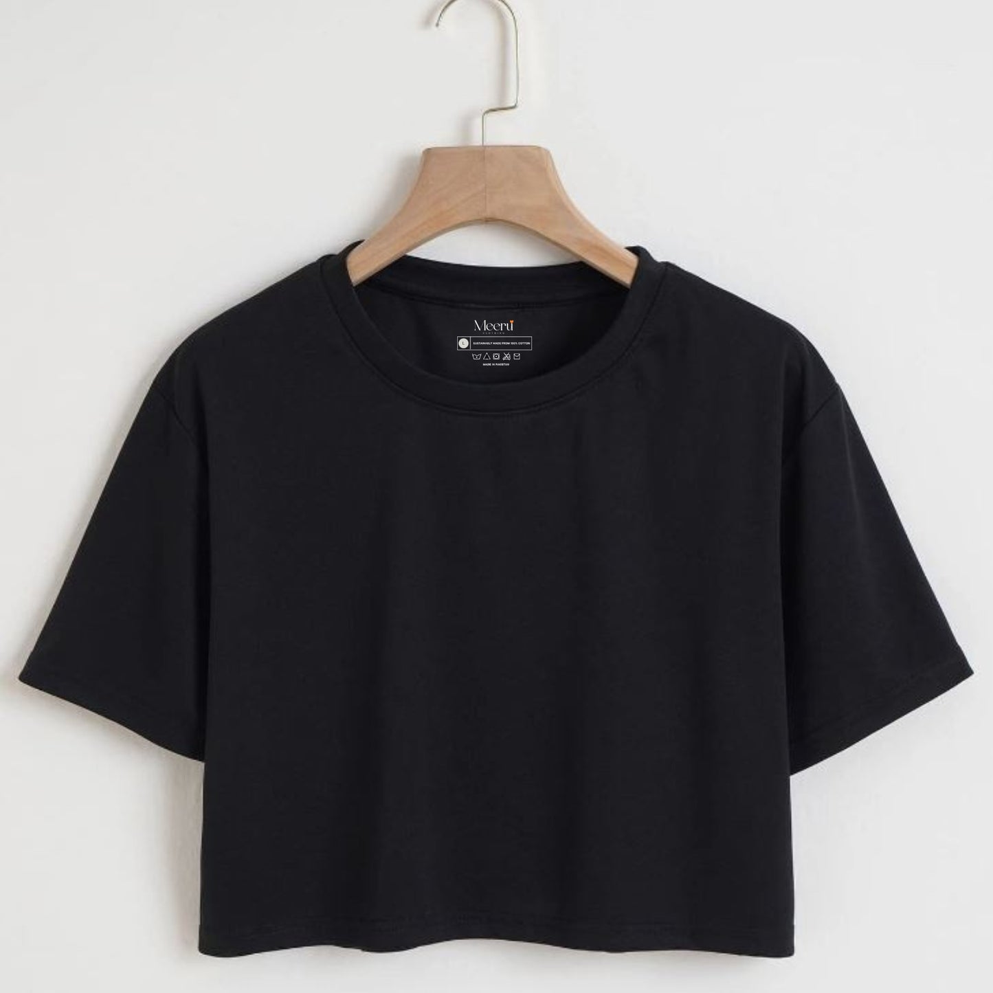 BASIC CROPPED TEE