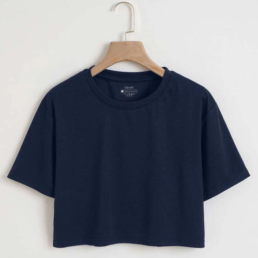 BASIC CROPPED T-SHIRT
