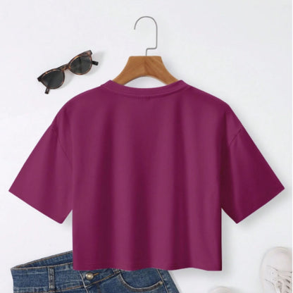 BASIC CROPPED T-SHIRT