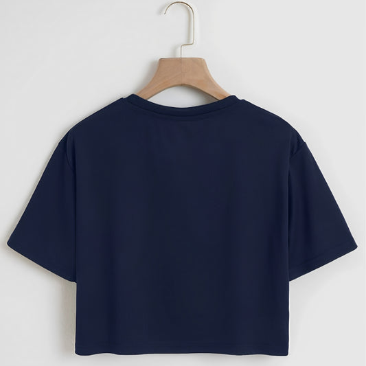 PANEL CROPPED TEE