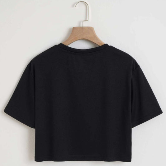 PANEL CROPPED TEE